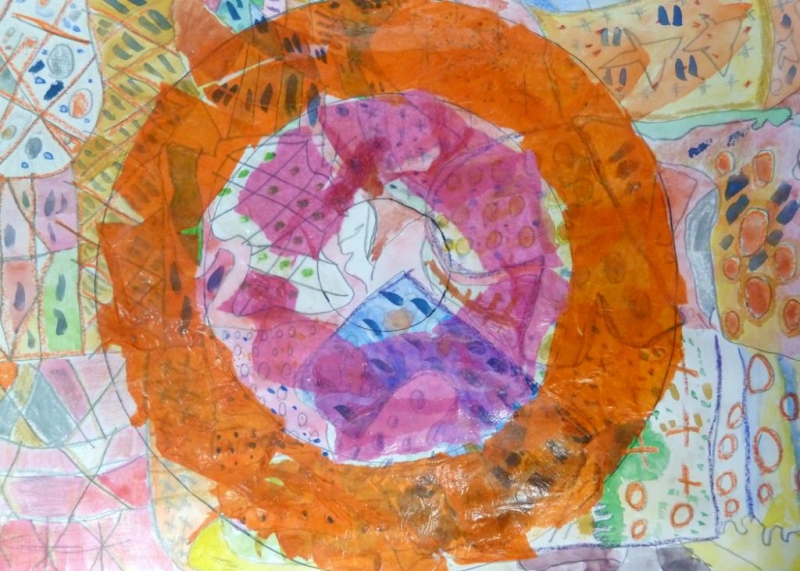 Reece Evans- Gold- Mix Media